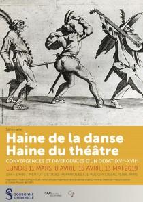 Haine de la danse/Haine du théâtre. Convergences et divergences d'un débat aux XVIe et XVIIe siècles