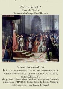 Pacto y consenso en la cultura política peninsular (siglos XI al XV)