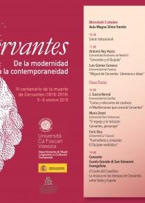 Cervantes. De la modernidad a la contemporaneidad
