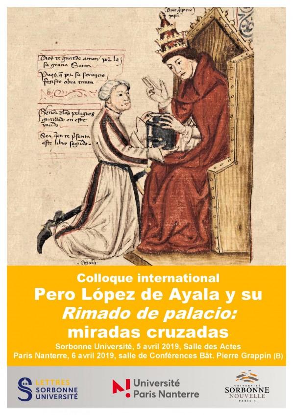 COLLOQUE Pero López de Ayala y su Rimado de Palacio miradas